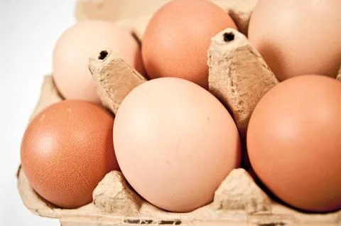 Rohe Eier Stock Photos