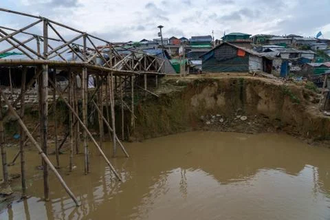 Rohingya refygee camp Stock Photos
