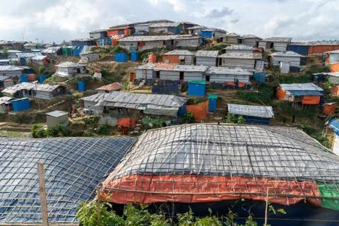 Rohingya refygee camp Stock Photos