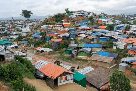 Rohingya refygee camp Stock Photos