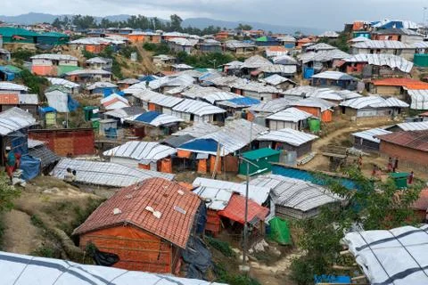 Rohingya refygee camp Stock Photos