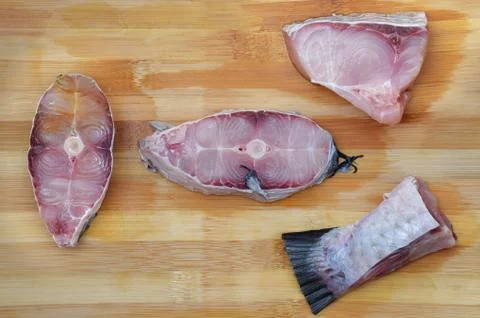 Rohu Fish Steaks Stock Photos