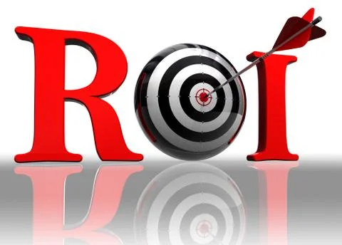 Roi conceptual target Stock Illustration