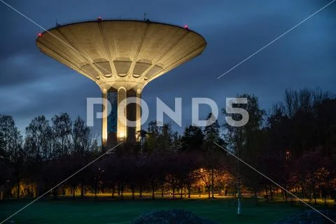 Roihuvuoren vesitorni Stock Photos