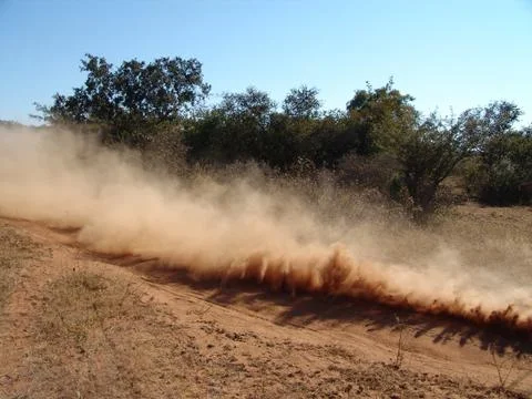 Roily dust Foto stock