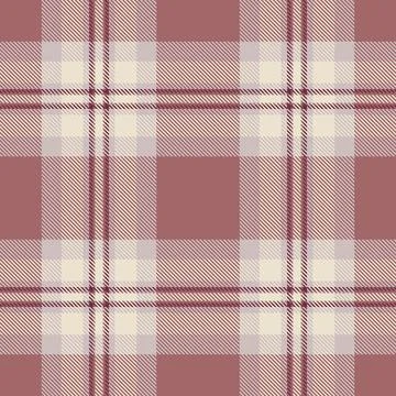 Rojo fabric plaid vector, form background tartan textile. 40s texture check.. イラスト素材