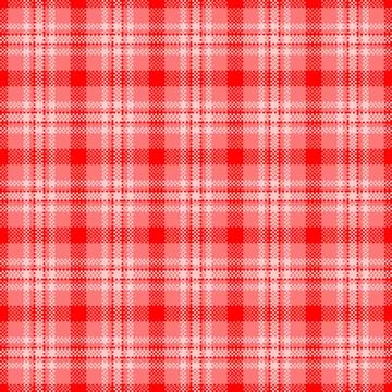 Rojo seamless textile fabric, chic vector check texture. Rectangle plaid pa.. Stock Illustration