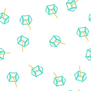Rokakku kite vector seamless pattern Stockillustratie