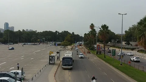Rokatch Blvd. Tel Aviv Stock Footage 100063502