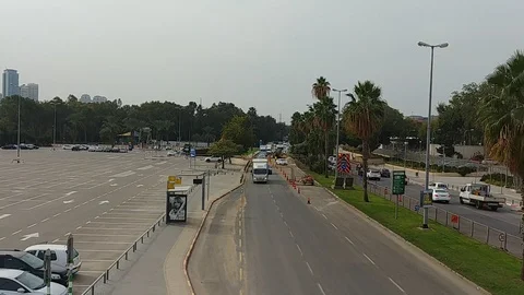 Rokatch Blvd. Tel Aviv Stock Footage 100063574