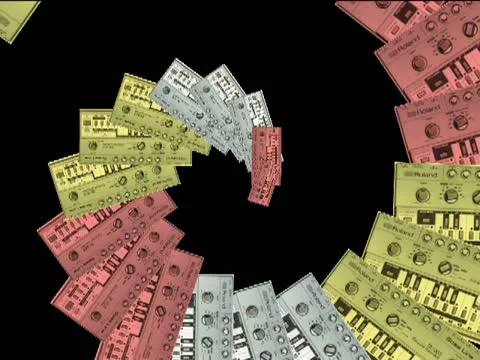 Roland Tb 303 - Vj Loop Particles 動画素材 22156792