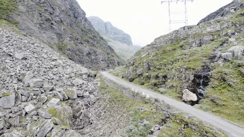 The Roldal Mountain Area Stock Footage 88976419