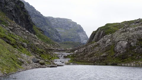 The Roldal Mountain Area 스톡 동영상 89027250