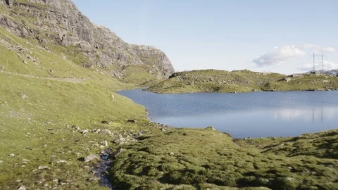 The Roldal Mountain Area 스톡 동영상 89031128