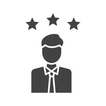 Role Model icon vector image. Stock Illustration