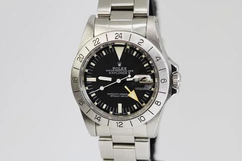 Rolex Explorer II Ref 1655 aka Steve McQueen 1977 1 Stock Photos