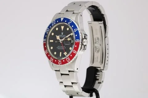 Rolex SS GMT Master Ref. 16750 2 Stock Illustration