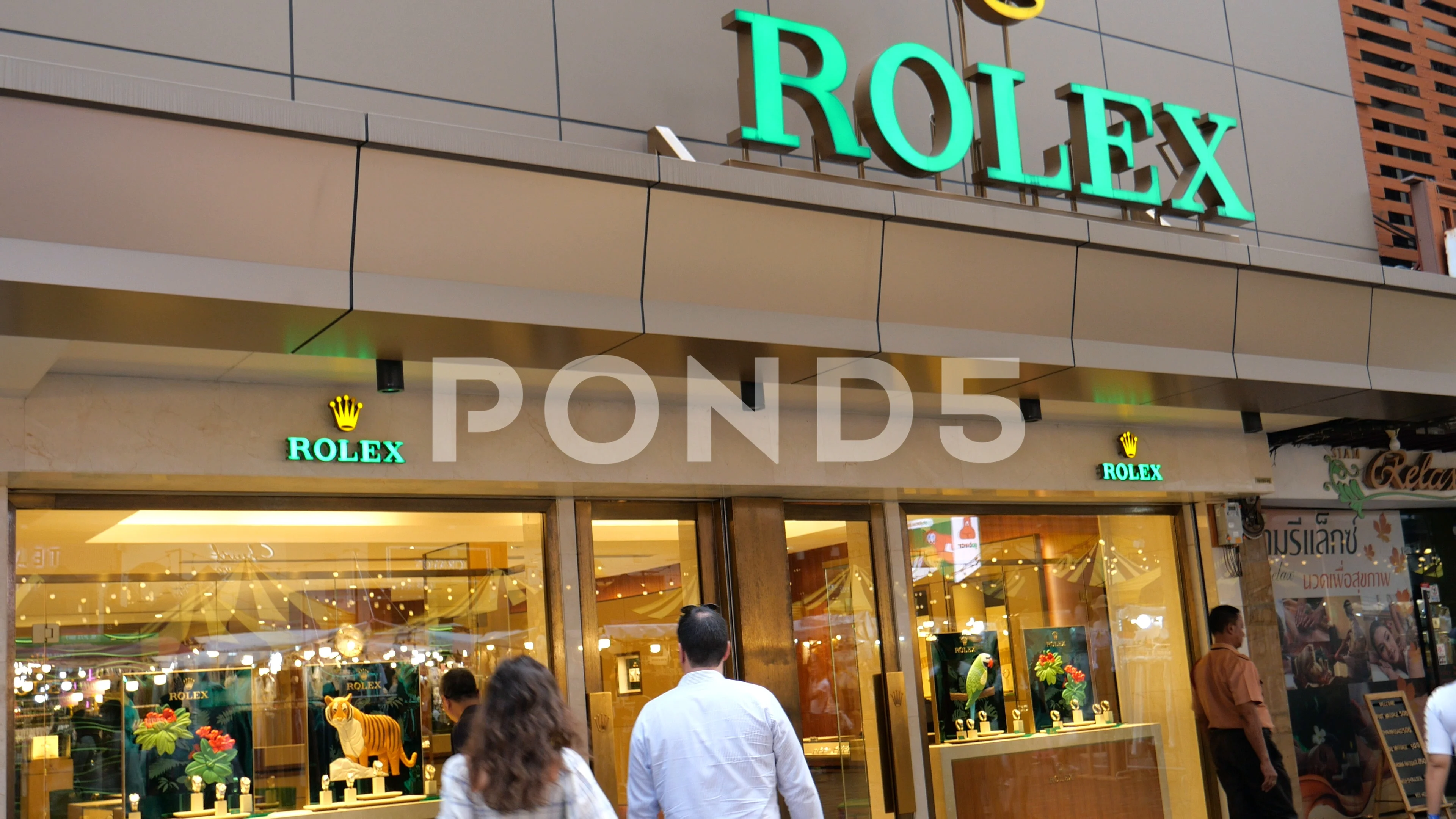 Rolex Signs Stock Video Footage 