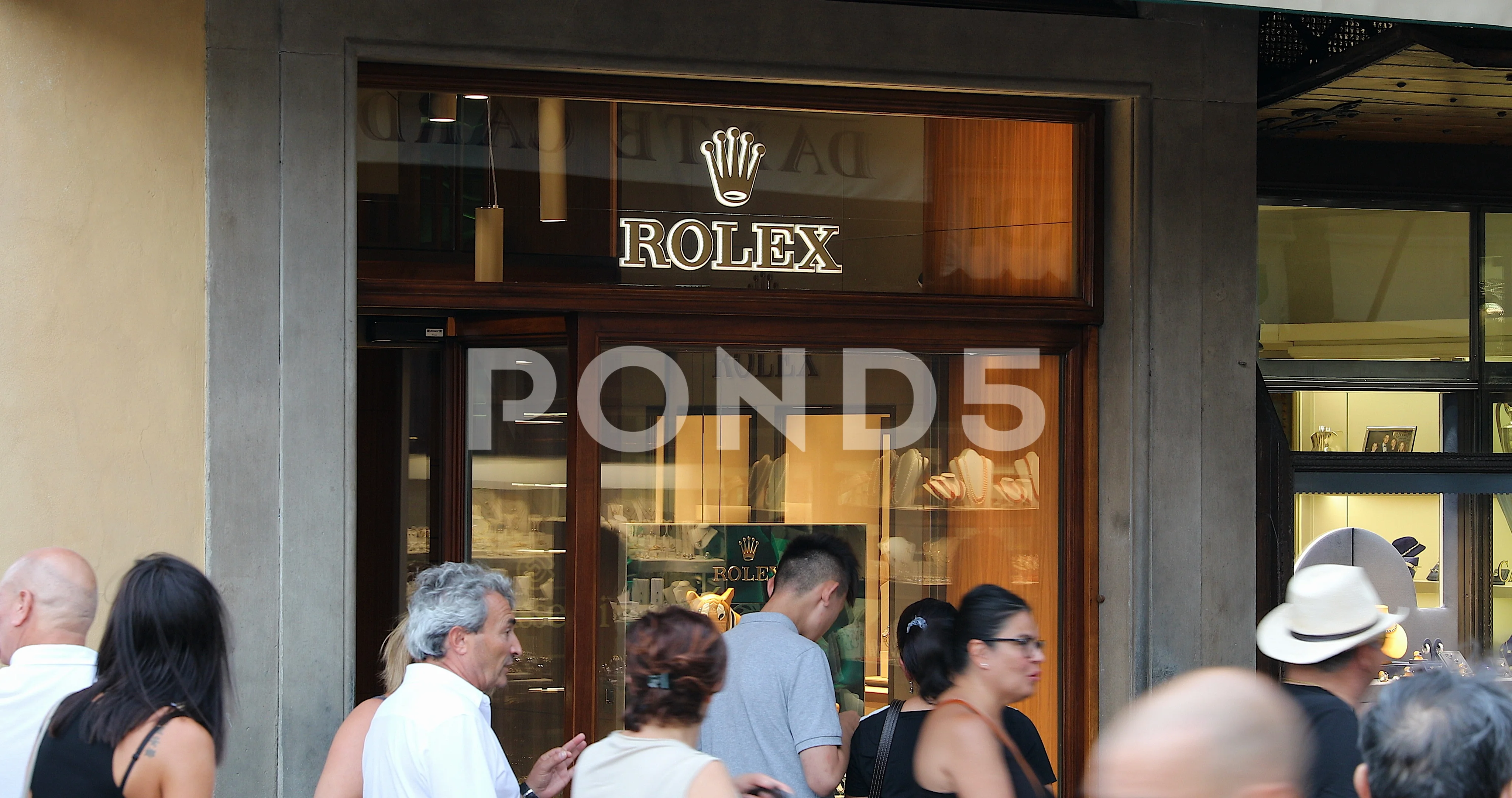 Rolex Store In Florence On The Ponte Vecchio