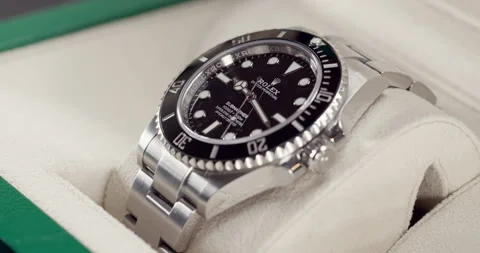 RolexSubmariner in Box Video stock 266217278