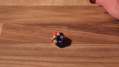 Roll 1d20 get a 10 Stock Footage 236319121