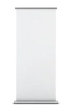 Roll up banner Stock Illustration