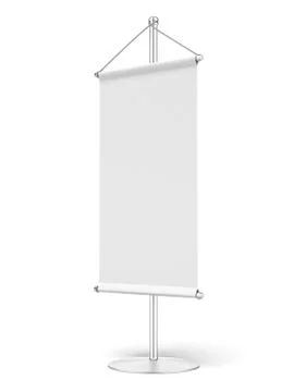 Roll up banner Stock Illustration