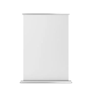Roll up banner Stock Illustration