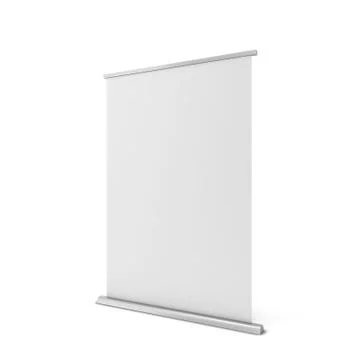 Roll up banner Stock Illustration