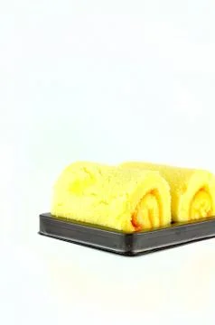 Roll cake Stock Photos