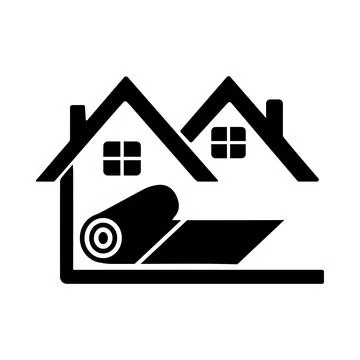 Roll. carpet, carpet roll icon Stock Illustration