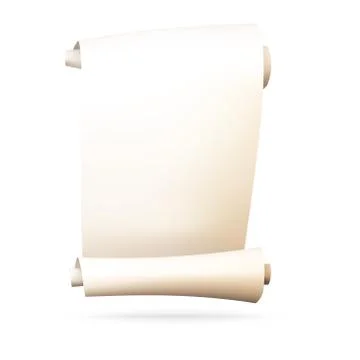 Roll coiled tube, Pattern texture background for design vector, white paper, Stock Illustration