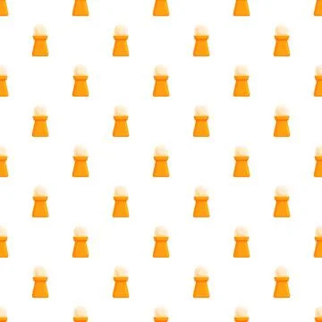 Roll on deodorant seamless pattern orange bottle Stockillustratie
