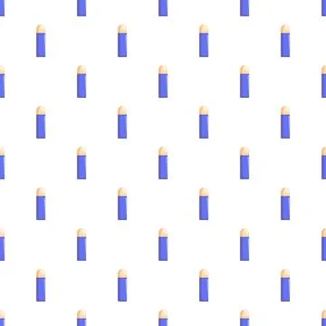 Roll on deodorant stick blue bottles seamless pattern Illustrazione stock