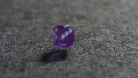 Roll of the dice - rolled 1 Stock Footage 255141926