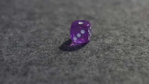 Roll of the dice - rolled 1 Stock Footage 255141928
