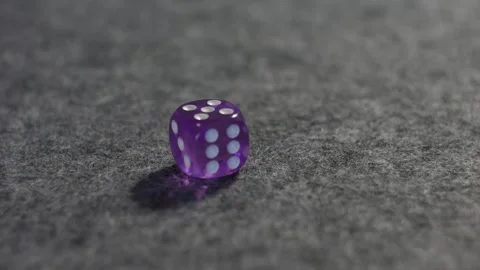 Roll of the dice - rolled 5 Stock Footage 255141983