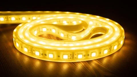 Roll of diode strip, led lighting Stock Photos