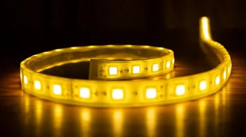 Roll of diode strip, led lighting Stock Photos