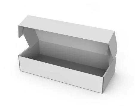 Roll end tuck top box Stock Illustration