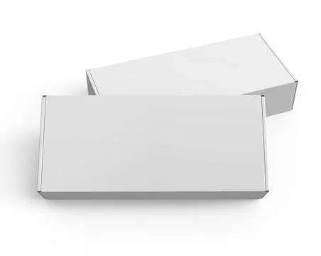 Roll end tuck top boxes Stock Illustration