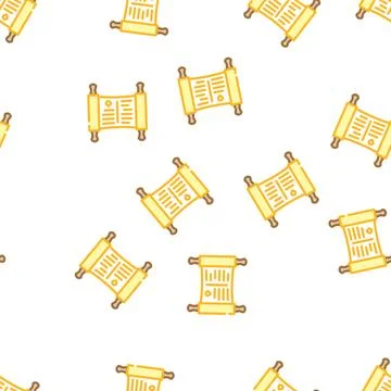 Roll fairy tale vector seamless pattern 스톡 일러스트