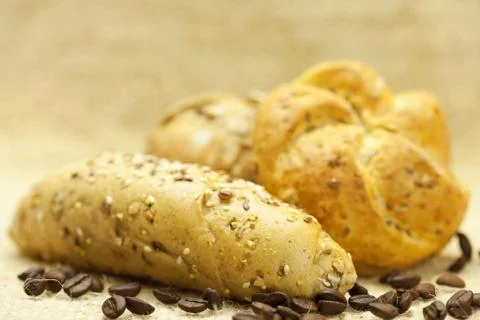 Roll with the grain of linen fabrics Stock Photos