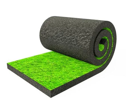 Roll grass Stock Illustration