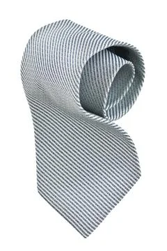Roll of gray tie Stock Photos
