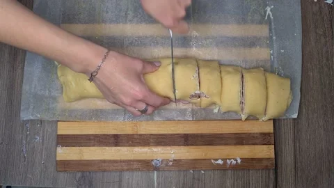 Roll with ham Stock Footage 220727308