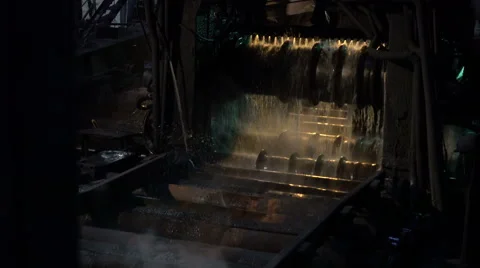 Roll mill cooling Stock Footage 56965968