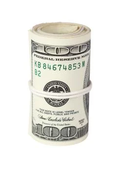 Roll of money Foto stock