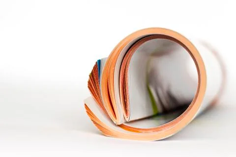 Roll of newspaper Foto stock