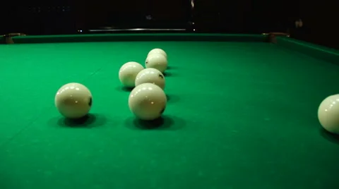 Roll out the balls belyardnye Stock Footage 54500528